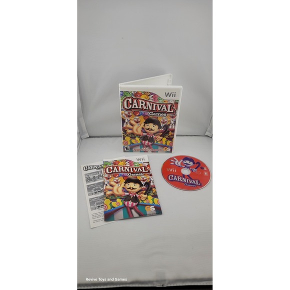 Carnival Games (Nintendo Wii, 2007) CIB Complete Tested and Working Great Cond. - Picture 1 of 7